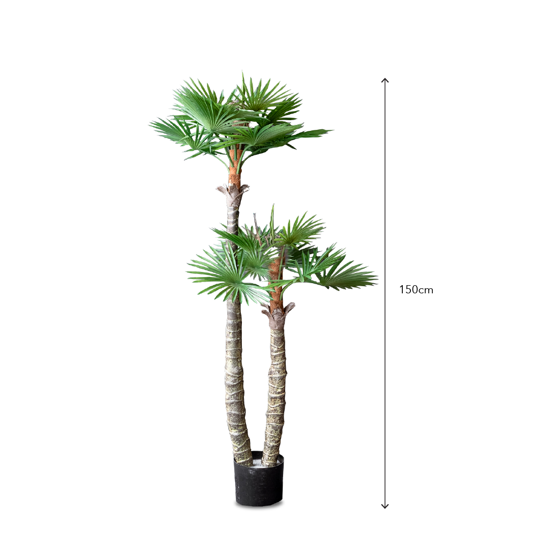 FAUX Fan Palm Tree
