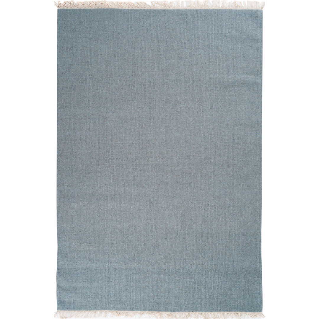 STRING  Wool Hand Woven Rug Teal