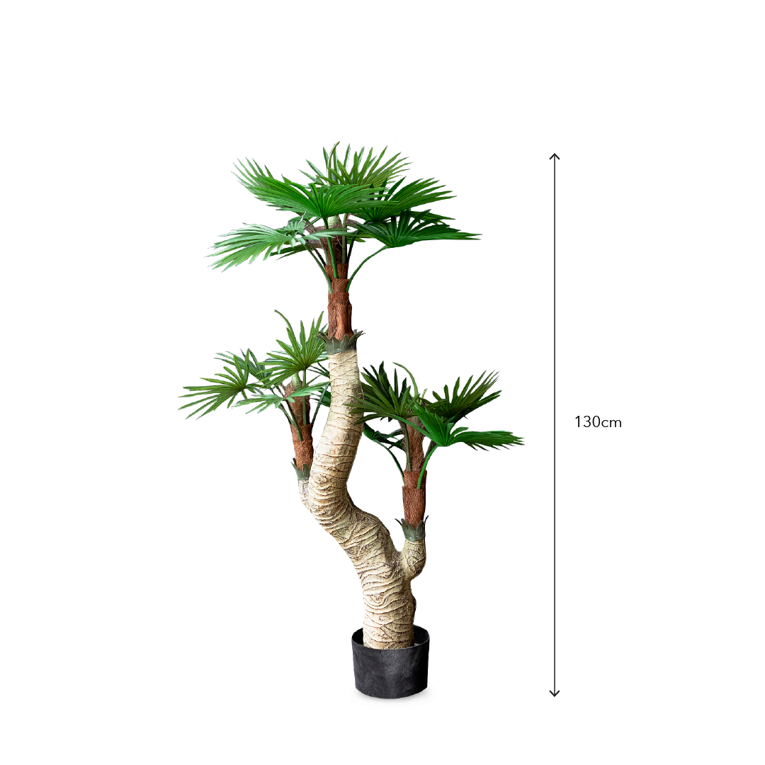 FAUX Fan Palm Tree