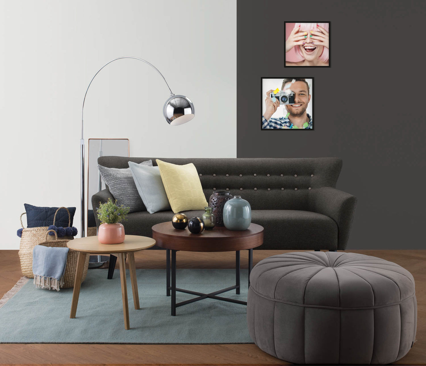 STRING Wool Hand Woven Rug