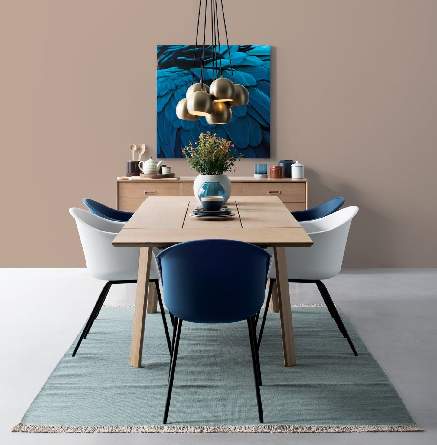 STRING Wool Hand Woven Rug